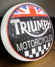 Triumph motorcycle illuminated for sale  MORPETH