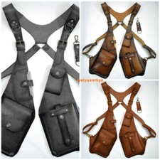 Bolsa colete medieval vintage bolso duplo ombro peito arnês cinto bolsa telefone comprar usado  Enviando para Brazil