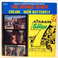 Cream / Iron Butterfly -The Savage Seven OST-1968 Atco Records Hard Rock LP VG+ comprar usado  Enviando para Brazil