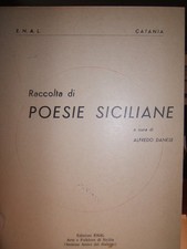 Raccolta poesie siciliane usato  Italia