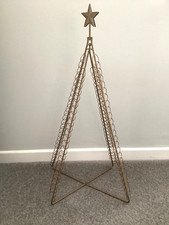 Freestanding gold christmas for sale  HEATHFIELD