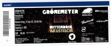 Herbert grönemeyer ticket gebraucht kaufen  Göttin, -Neustadt