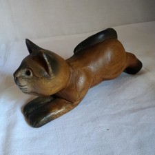 Deko katze vollholz gebraucht kaufen  Schutterwald