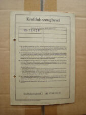 Rig kfz brief gebraucht kaufen  Lengede