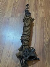 Antique rope block for sale  King of Prussia