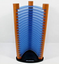 Atlantic CD Tower Rack Azul Marrom Moderno Retrô 20 Capacidade Uma Prateleira Danificada comprar usado  Enviando para Brazil