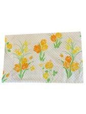 Vintage pillowcase yellow for sale  La Grange Park