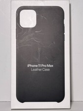 Capa de Couro Apple iPhone 11 Pro Max (6,7") Preta NOVA MX0E2ZM/A Autêntica Fabricante de Equipamento Original comprar usado  Enviando para Brazil