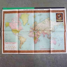 Planisfero politico omaggio usato Planisfero politico omaggio usato  Vaiano Cremasco