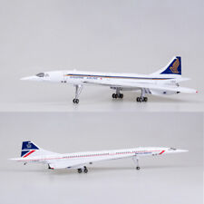 Skala 1:125 bardzo duży model samolotu Singapur i British Concorde do, używany na sprzedaż  Wysyłka do Poland