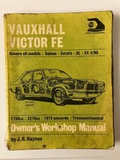 Vauxhall victor owners for sale  NEWQUAY