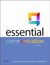 Essential Communication - Paperback, by Adler Ronald B.; Rodman George; - Good segunda mano  Embacar hacia Mexico