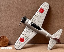 Avião de combate japonês Zero A114 avião de combate militar Segunda Guerra Mundial 4" envergadura comprar usado Avião de combate japonês Zero A114 avião de combate militar Segunda Guerra Mundial 4" envergadura comprar usado  Enviando para Brazil