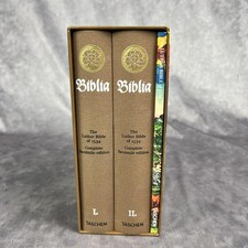 The Luther Bible 1534 Taschen 2 Volume Hardcover Facsimile Cranach Art German Bo comprar usado  Enviando para Brazil