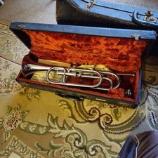 Antique chrome bugle for sale  Stoystown