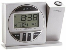 Budzik projekcyjny technoline srebrny 123 x 42 x 91 mm towar B na sprzedaż  PL