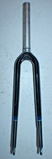 Garfo de bicicleta de estrada N Flame Racing 700c 1 1/8" sem rosca 213mm disco preto envio EUA!, usado comprar usado  Enviando para Brazil