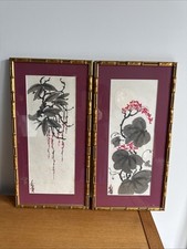Japanese ink paintings for sale  DARLINGTON