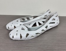 Usado, Jeans Melissa + Jason Wu liso, branco, feminino tamanho 10 EUA / 41-42 comprar usado  Enviando para Brazil