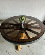 Wagenrad tisch gebraucht kaufen  Hamm