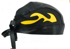 Leather motorcycle bandana for sale  North Brunswick