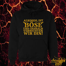 Hoodie spruch alkohol gebraucht kaufen  Tirschenreuth