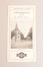 Bus coach leaflet for sale  BANBURY