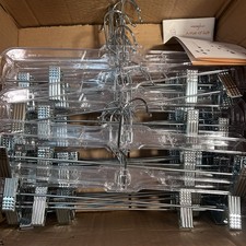 Clear plastic hangers for sale  Williston