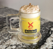 Caneca de vidro de cerveja HEINEKEN em forma de vela não usada colecionável exclusivo, usado comprar usado  Enviando para Brazil