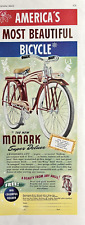 1948 Monark Bicicleta Américas Mais Linda Super Deluxe Asa Aérea Impressão Antigo Anúncio comprar usado  Enviando para Brazil
