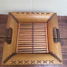 Vintage slatted wood for sale  Minneapolis
