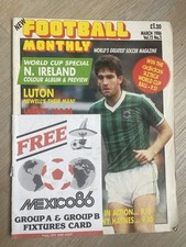 Football monthly magazines for sale  RYE