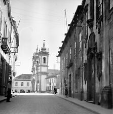 PORTUGAL c. 1950 - Population Rue Église Guarda - Négatif 6 x 6 - Por 257 comprar usado  Enviando para Brazil