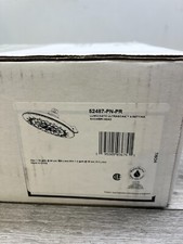Cabeça de chuveiro multifuncional Delta 52487-PN-PR UltraSoak 8" redonda 1,75 GPM comprar usado  Enviando para Brazil