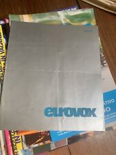 Depliant vintage eurovox usato  Italia
