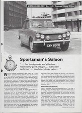 1967 triumph vitesse for sale  NEWMARKET
