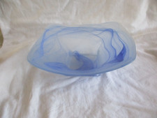 Glasschüssel blauem muster gebraucht kaufen  Hattersheim