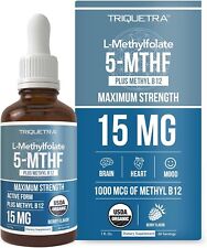 L-Folato de Metila 15mg + Cofator de Metila B12 - Sabor Orgânico de Bagas comprar usado  Enviando para Brazil