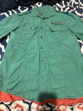 Camisa Armani Exchange verde manga comprida com botões - Tamanho médio comprar usado  Enviando para Brazil