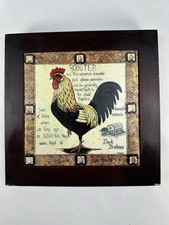 Rustic rooster wall for sale  Watertown
