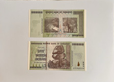 Trillion zimbabwe dollars for sale  LONDON
