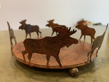 Moose candle holder for sale  Newport