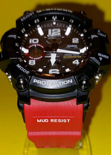 Casio G-shock GSG-100-1A8DR Master of G Series MUDMASTER pulseira vermelha solar. comprar usado  Enviando para Brazil