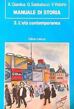 Manuale storia eta usato  Italia