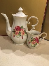 Moss rose teapot for sale  Lawton