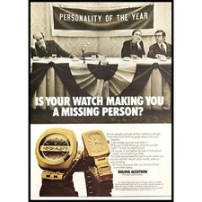 1974 Bulova Accutron relógio impressão vintage anúncio prêmio banquete arte parede foto comprar usado  Enviando para Brazil