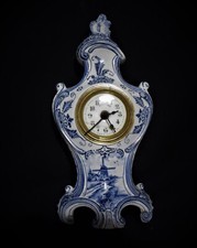 Pendule delft royal d'occasion  Tours-