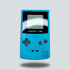 Consola portátil GameBoy color azul verdoso auténtica Nintendo GBC ¡COMO NUEVA! segunda mano  Embacar hacia Argentina