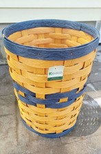 Manga de cesta de plástico reciclado tecido Krasco 19,5"A X 14,25"D  comprar usado  Enviando para Brazil