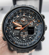 Relógio masculino Citizen Navihawk Promaster alarme A-T pulseira de poliuretano JY8035-04E, usado comprar usado  Enviando para Brazil